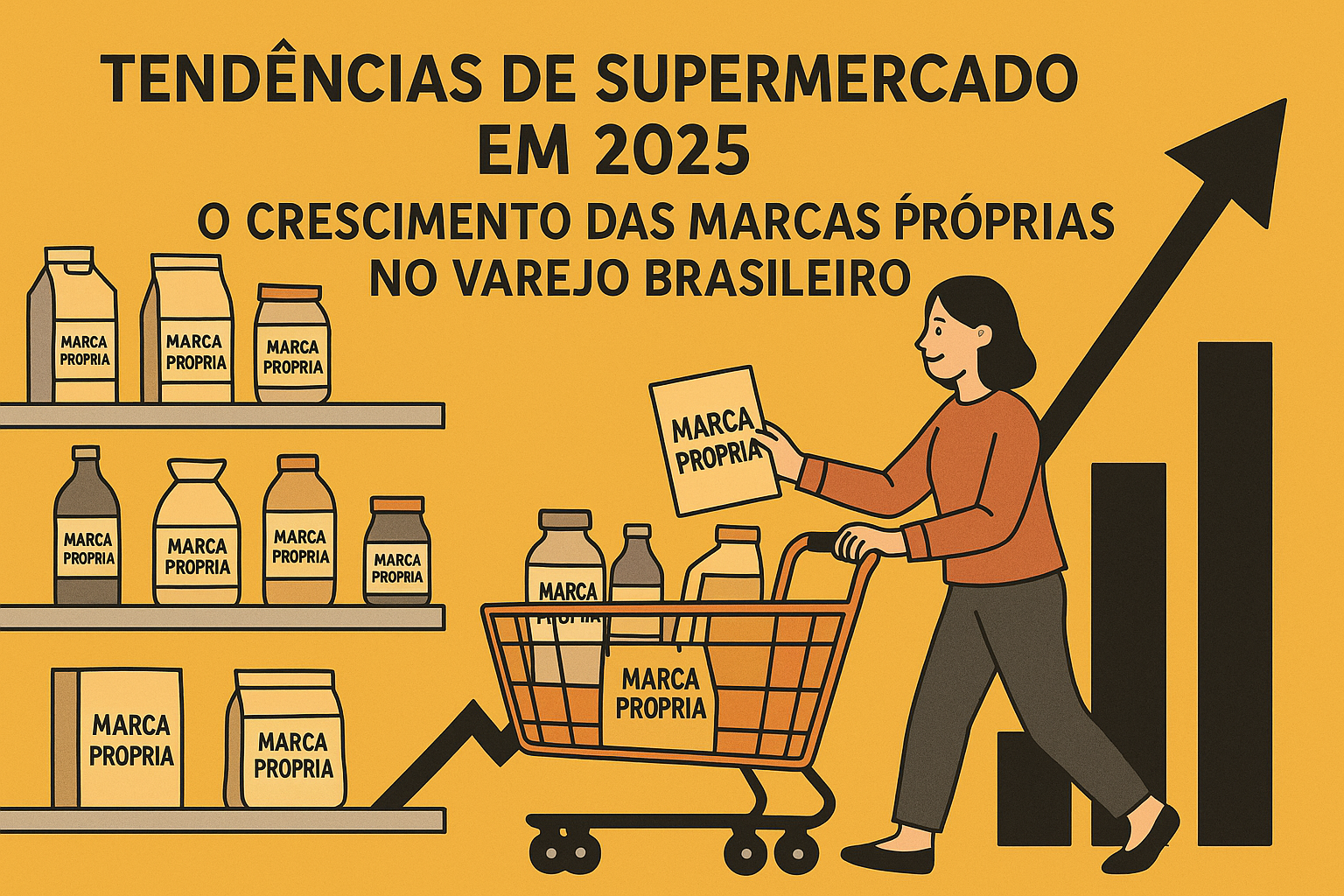 Tendências de Supermercado em 2025: O Crescimento das Marcas Próprias no Varejo Brasileiro